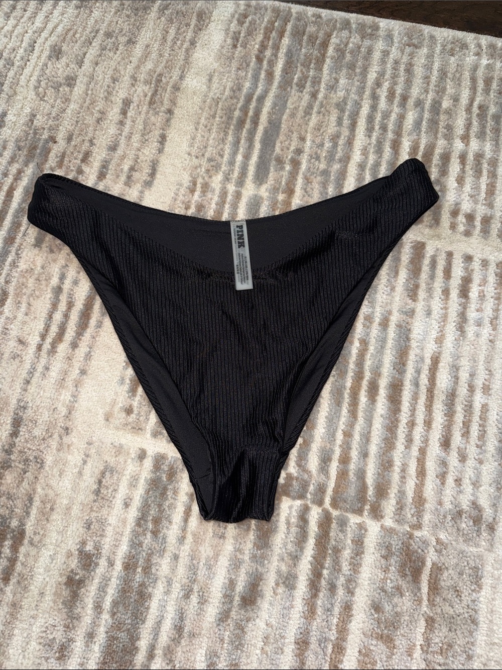Victoria's Secret PINK Black Bikini Bottom